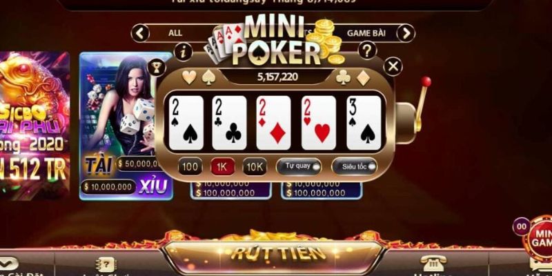 Chơi Mini Poker tại Vegas79 - Vegas79 nhà cái số 1 Việt Nam 2026